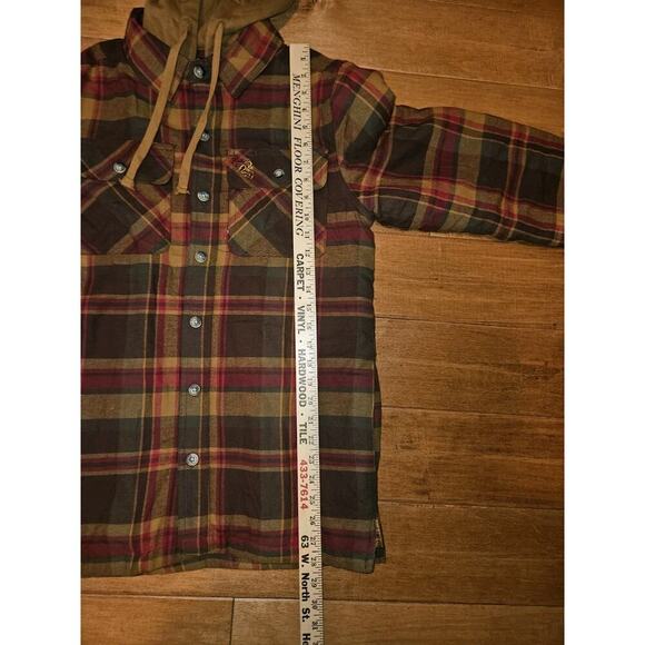 New! Legendary Whitetails Men's Maplewood Hooded Shirt Jacket  size small - Picture 11 of 14